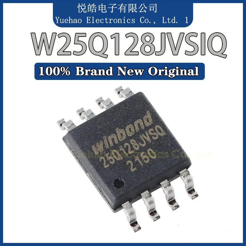 10PCS New Original W25Q128JVSIQ W25Q128JVSI W25Q128JVS W25Q128JV W25Q128J W25Q128 IC MCU Flash 128MBIT SOIC-8 Chip