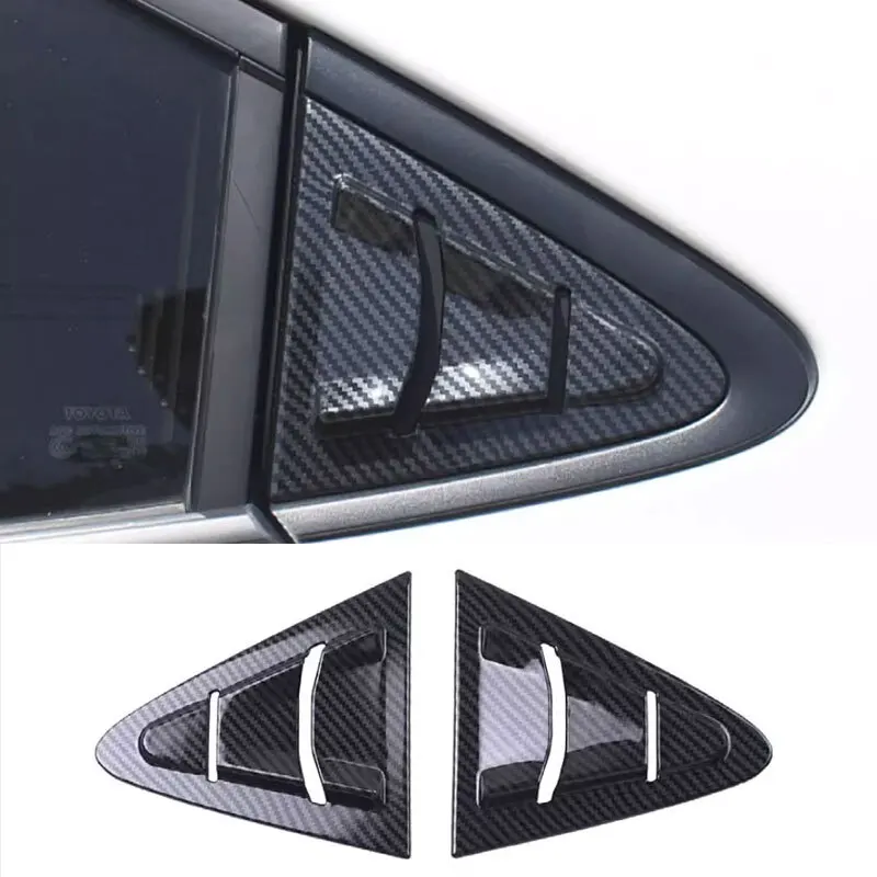 For Toyota Corolla 2020-2024 Carbon Fiber ABS Side Window Louver Shutter Cover