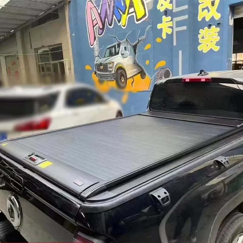Retractable Truck Bed Tonneau Cover For Great Wall GWM Cannon Alpha Roller Shutter Lid Anti-Theft Pickup Bed Car Accessories