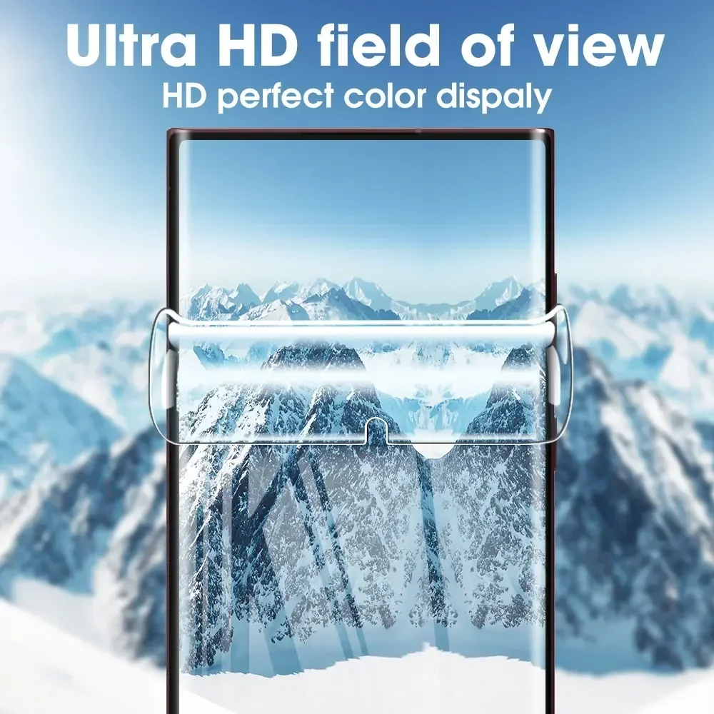 S24Ultra  Hydrogel Film For Samsung Galaxy S24 Plus Ultra HD Full Coverage Clear Soft Screen Protector For Galaxy S24 Not Glass