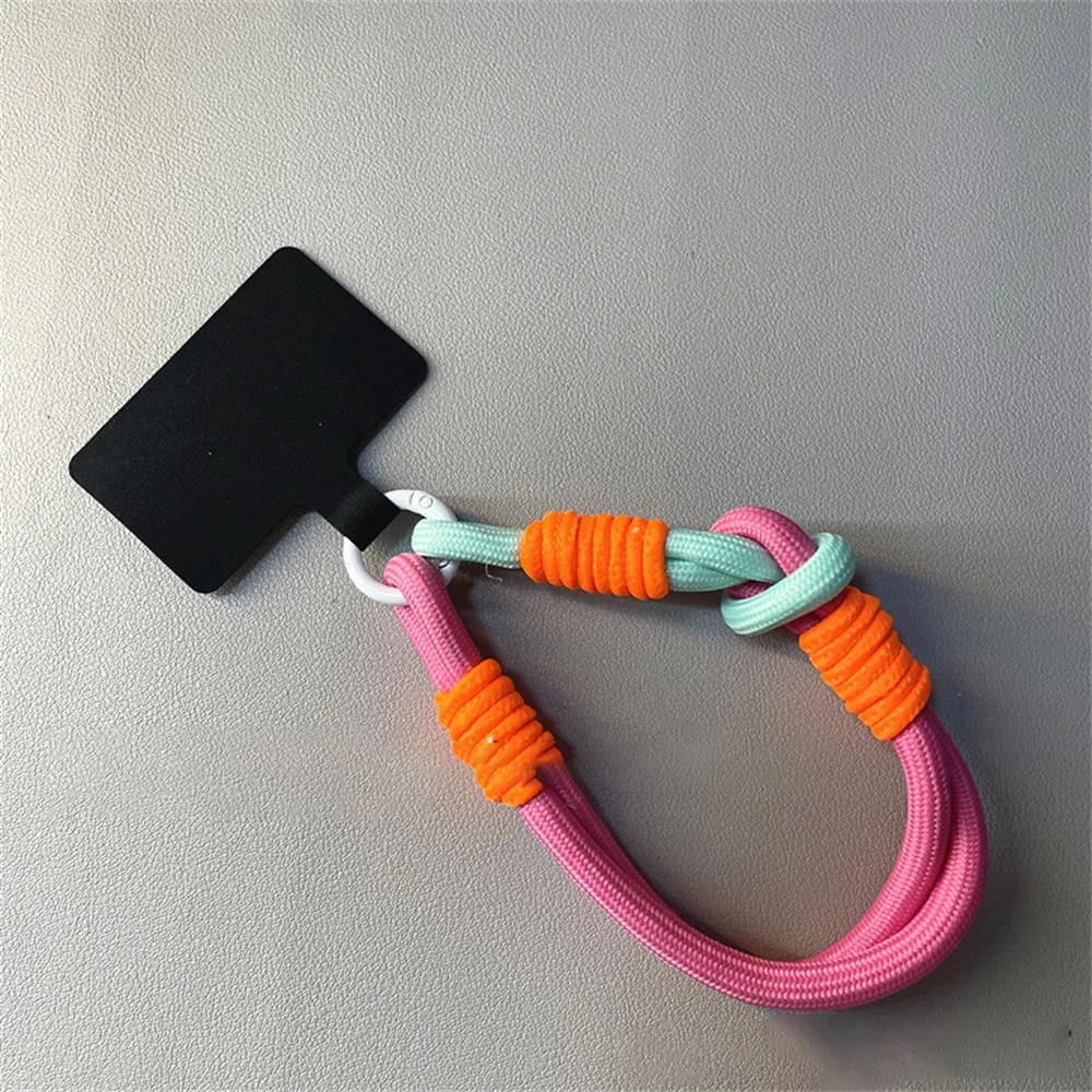 Korean Mobile Phone Knot Cute Portable Phone Rope Chain Anti-loss Coloful Wrist Strap for iPhone 15 14 Pro Max/Samsung Flip 4