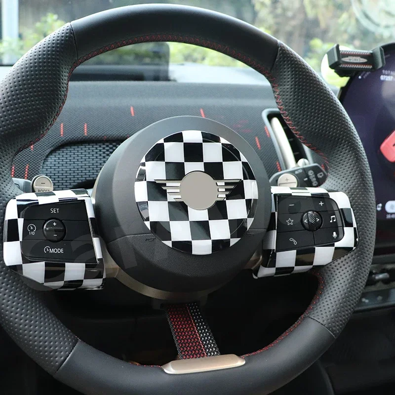 Car Steering Wheel Center Panel Cover Car Sticker Interior Trim For Mini Cooper Accessories For Mini Cooper J01 J05 U25 F66 F65 view 6