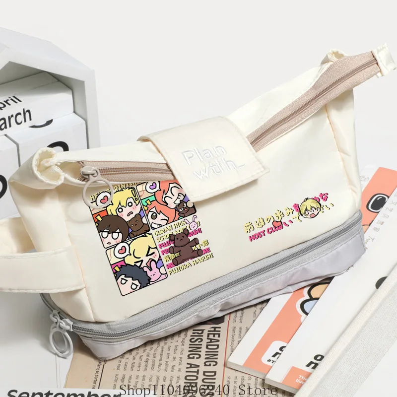 

Ouran High School Host Club Theme Fashion Backpack School Bag Student Knapsack Anime Cosplay Handbag Messenger Bag Game