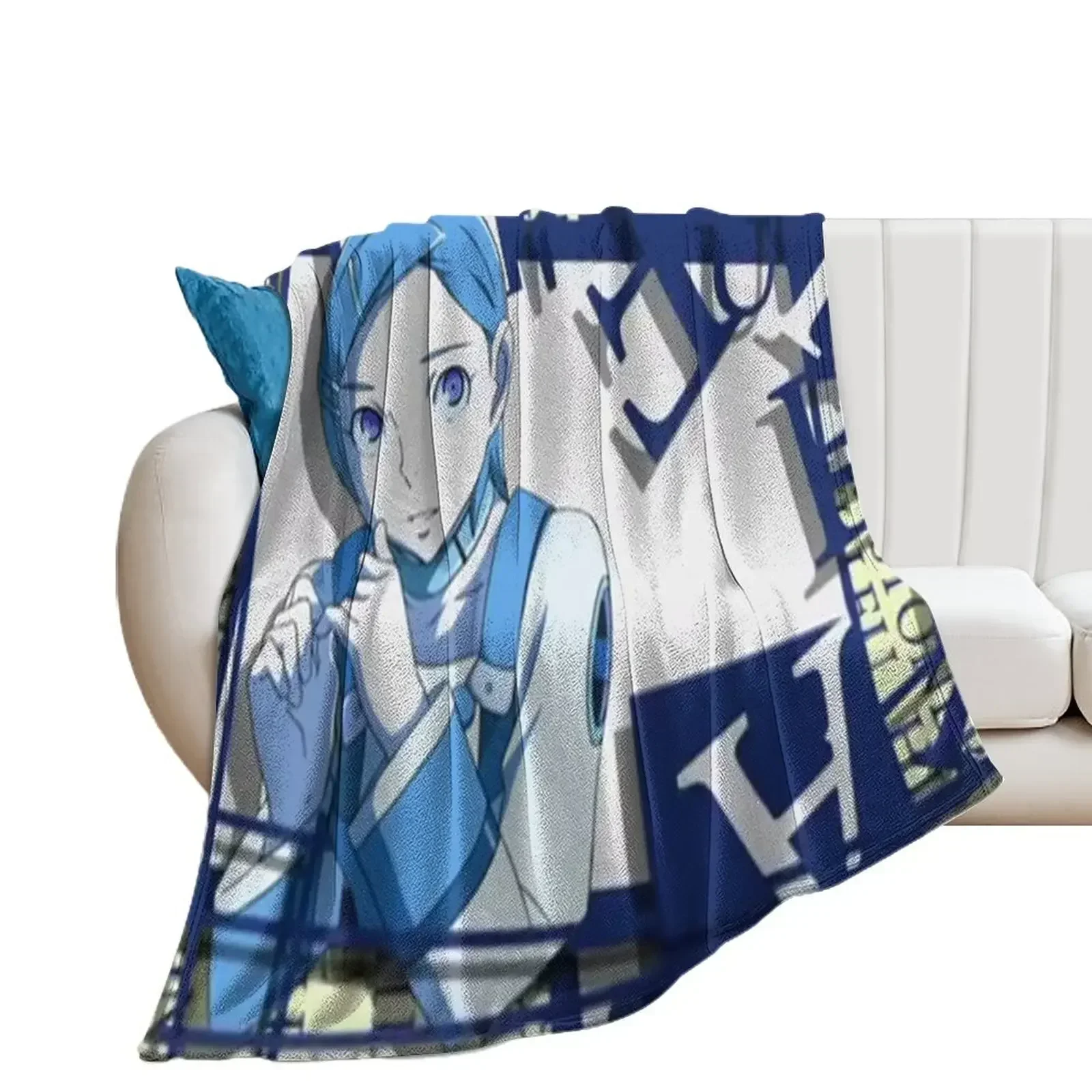 

Eureka Seven bleu Throw Blanket Thermal Weighted Camping Blankets