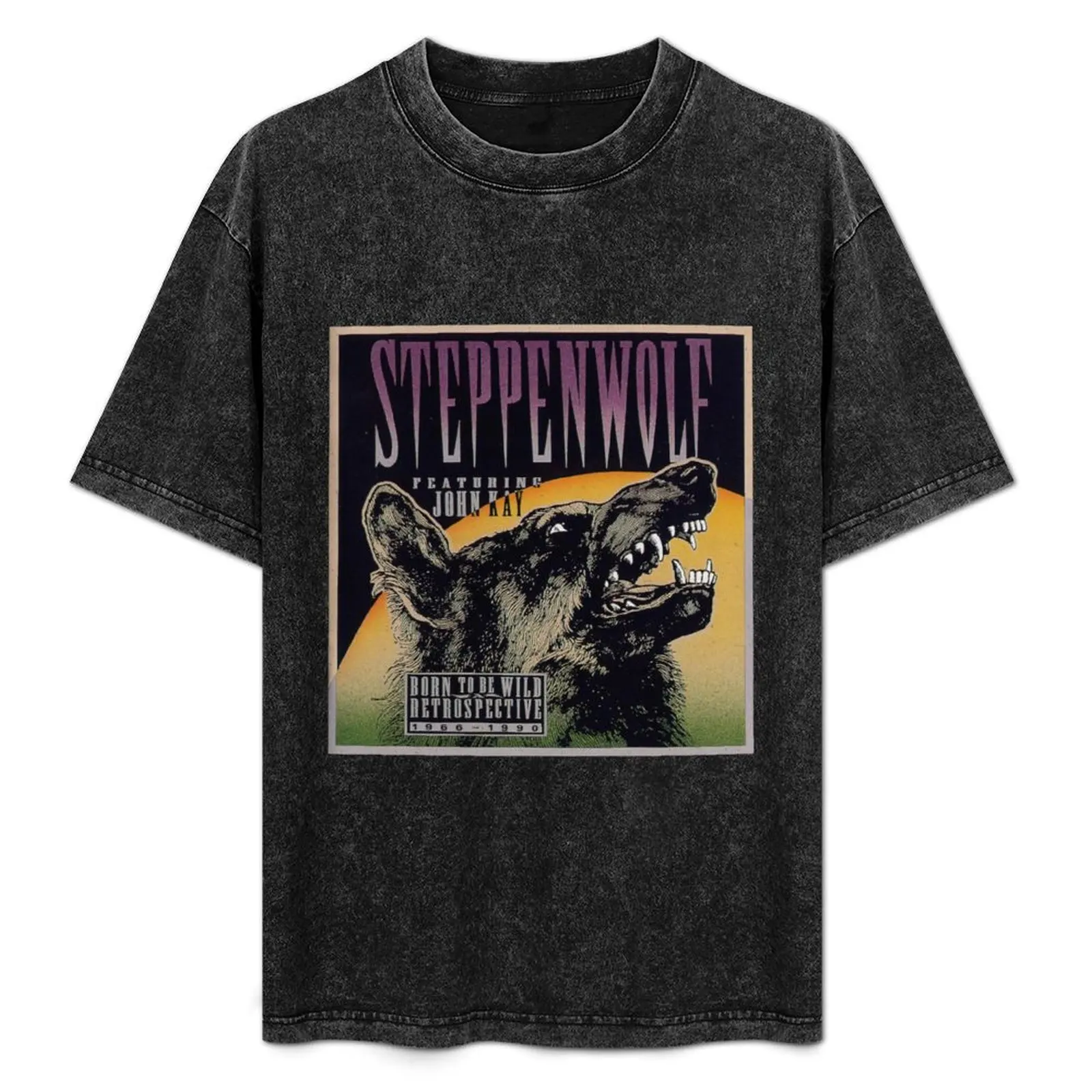 

Steppenwolf Born To Be Wild Rock Band T-Shirt graphic tee shirt rapper graphic tees heavyweight t shirts for men