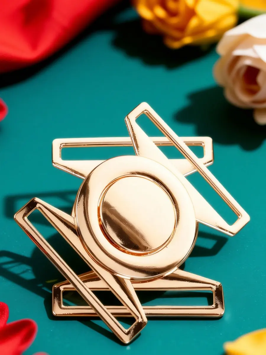 2Pcs Gold Toggle Buckle Waist Belt Metal Closure for Dress Sweater Coat Cardigan Clip Fastener Waist Belt Buckle