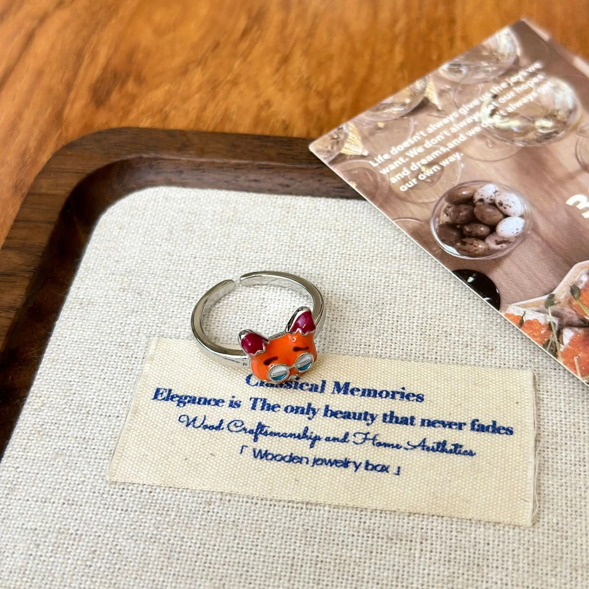 อะนิเมะซูโทเปียคอสเพลย์แหวนสำหรับผู้ชายผู้หญิงเครื่องประดับแหวนอุปกรณ์ประกอบฉากฮาโลวีนปาร์ตี้คาร์นิวัลของขวัญ