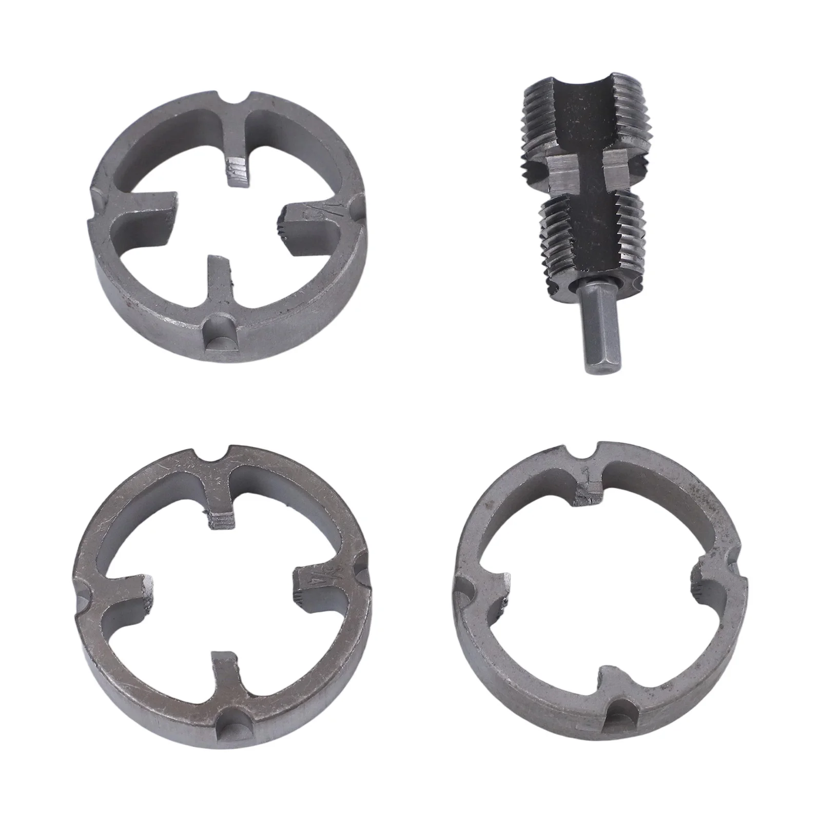 Versatile kit infila tubi in PVC Efficiente apri tubi dell'acqua a 4 e 6 punti PPR Parti di utensili elettrici apri filettatura interna per tubi dell'acqua