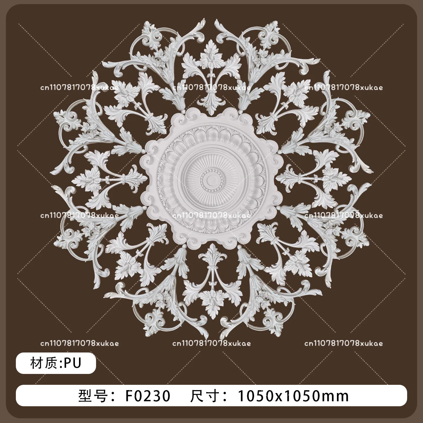 

New French PU Light Panel Parquet Combination Imitation Gypsum Ceiling Decoration Material Living Room Top Light Luxury Style