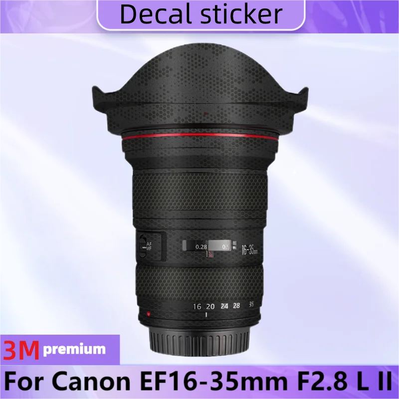 For Canon EF16-35mm F2.8 L II Lens Body Sticker Protective Skin Decal Vinyl Wrap Film Anti-Scratch Protector Coat