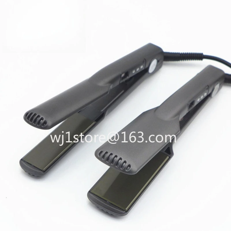 Negative ion splint hairdresser professional hair straightener straight roll dual-purpose modeling electric splint curly hair