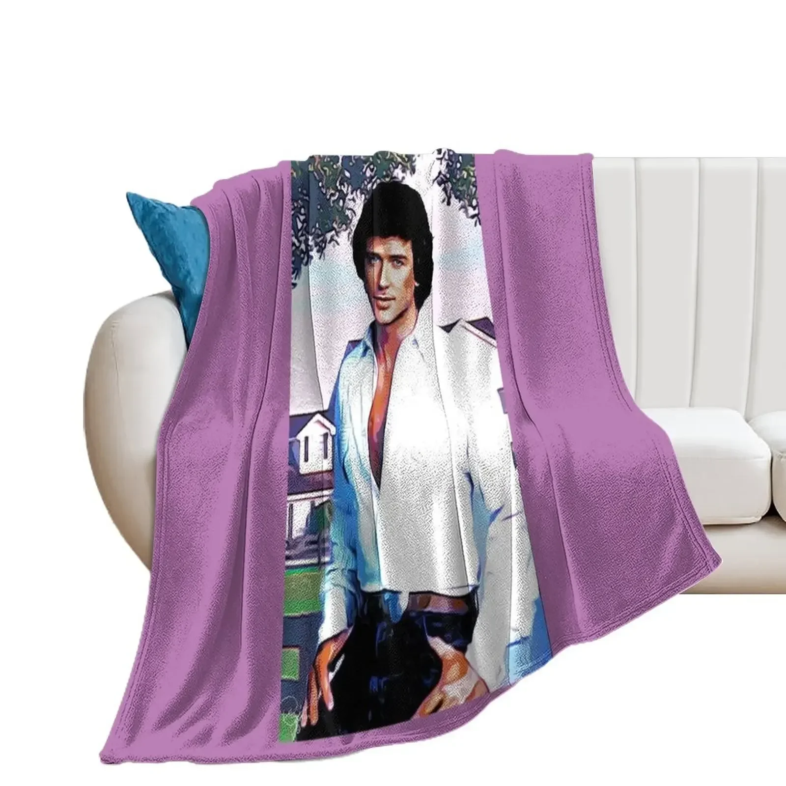 BOBBY EWING - DALLAS Throw Blanket Winter beds Hairy Sleeping Bag Sofa Quilt Blankets