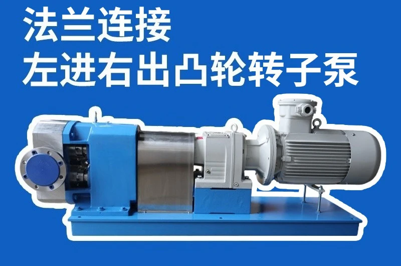 No leakage, high temperature viscosity, high precision conveying stainless steel metering cam rotor pump