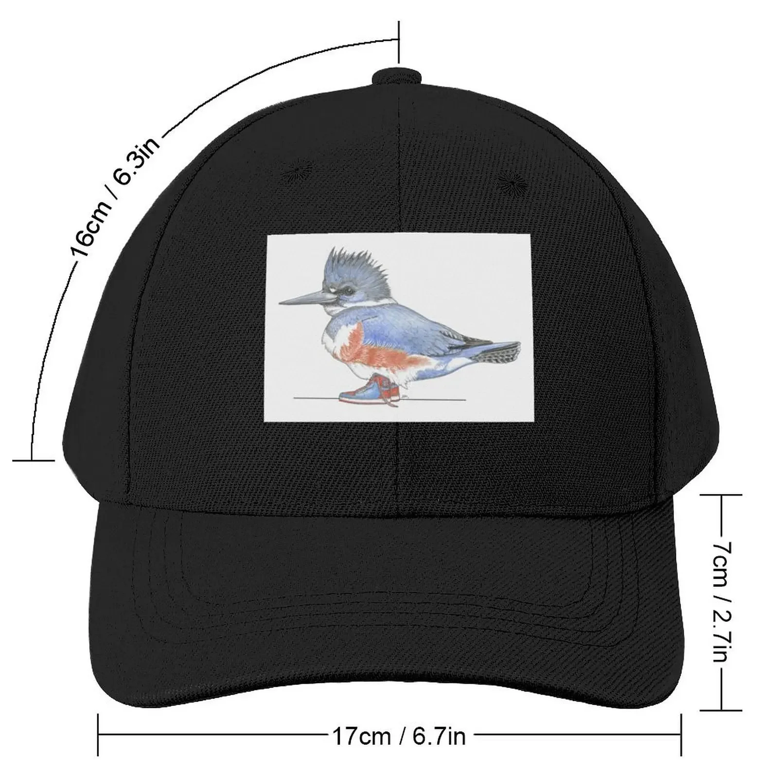 Belted Kingfisher in High Tops Baseball Cap Kids Hat dad hat Hip Hop Luxury Cap Hats For Women Men's