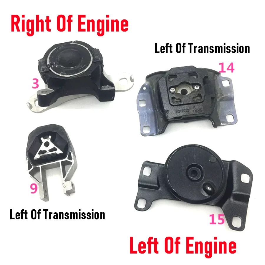 

Wooeight 1Pc Motor Strut Mount 31316498 31262676 31359779 9487349 Engine Foot Pad Transmission Mount Kit For Volvo S40 C70 C30