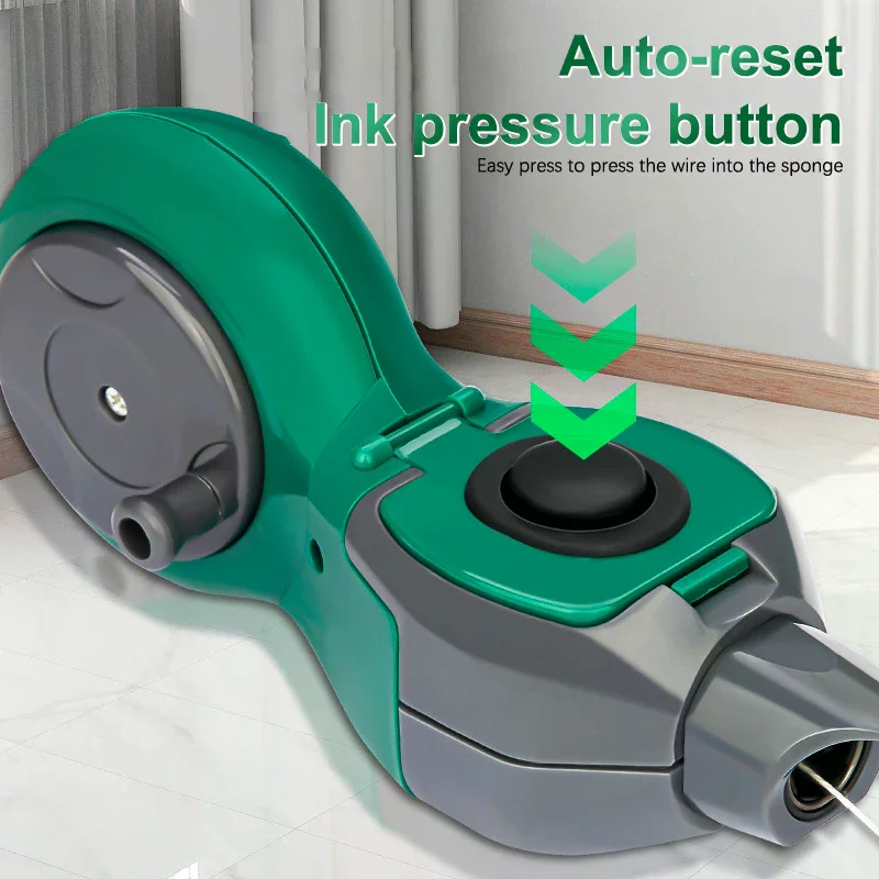 Woodworking Tool Carpenter Manual Ink Marker Scriber With 50M Chalk Lines Professional Wood Working Scriber Drawing Line Marker