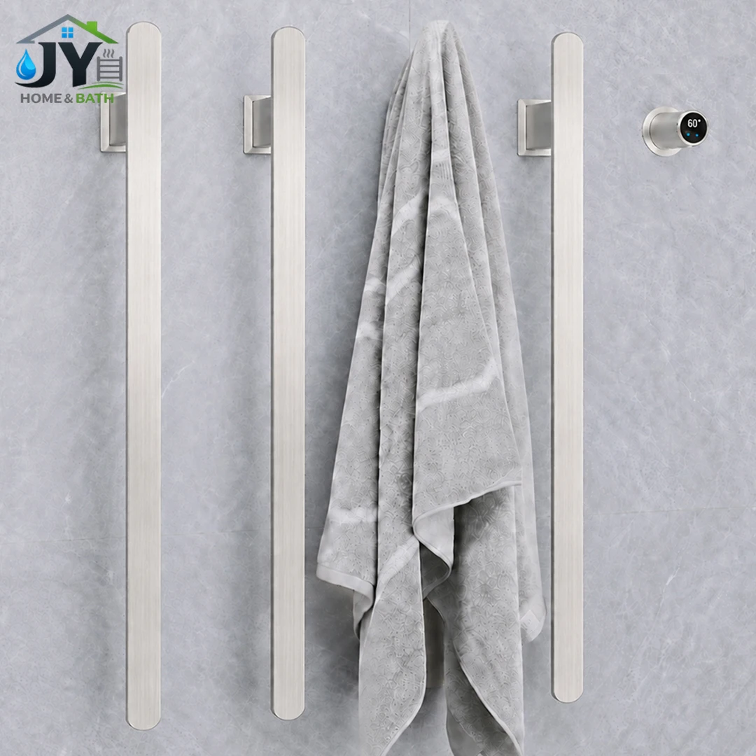 Wall Mount Towel Warmer Electric Heated Towel Rail Heated Towel Rack For Bathroom Towel Radiator 4 Bars 220V/110V 130W