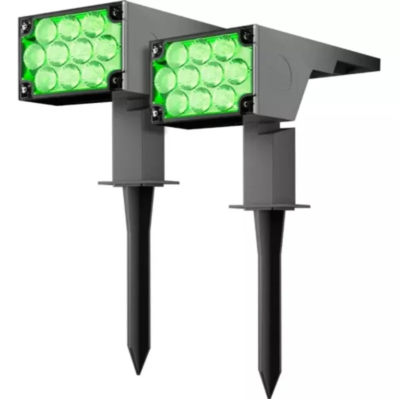 2 Luminárias Solar Jardim 100w Luminárias Solar Luminárias