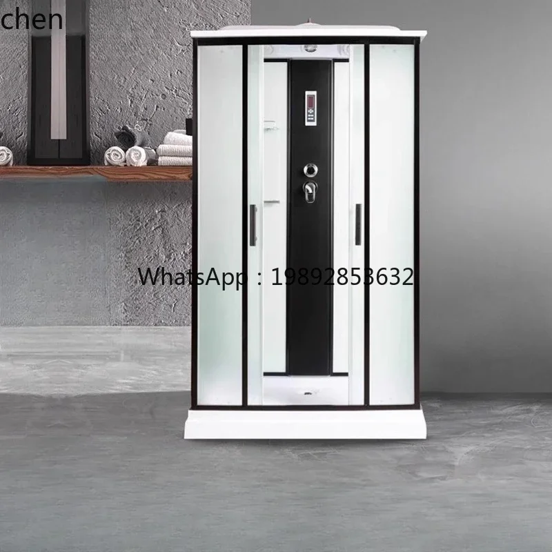 A2-2   rectangular shower room integrated bathroom with steam bath bathroom glass partition household