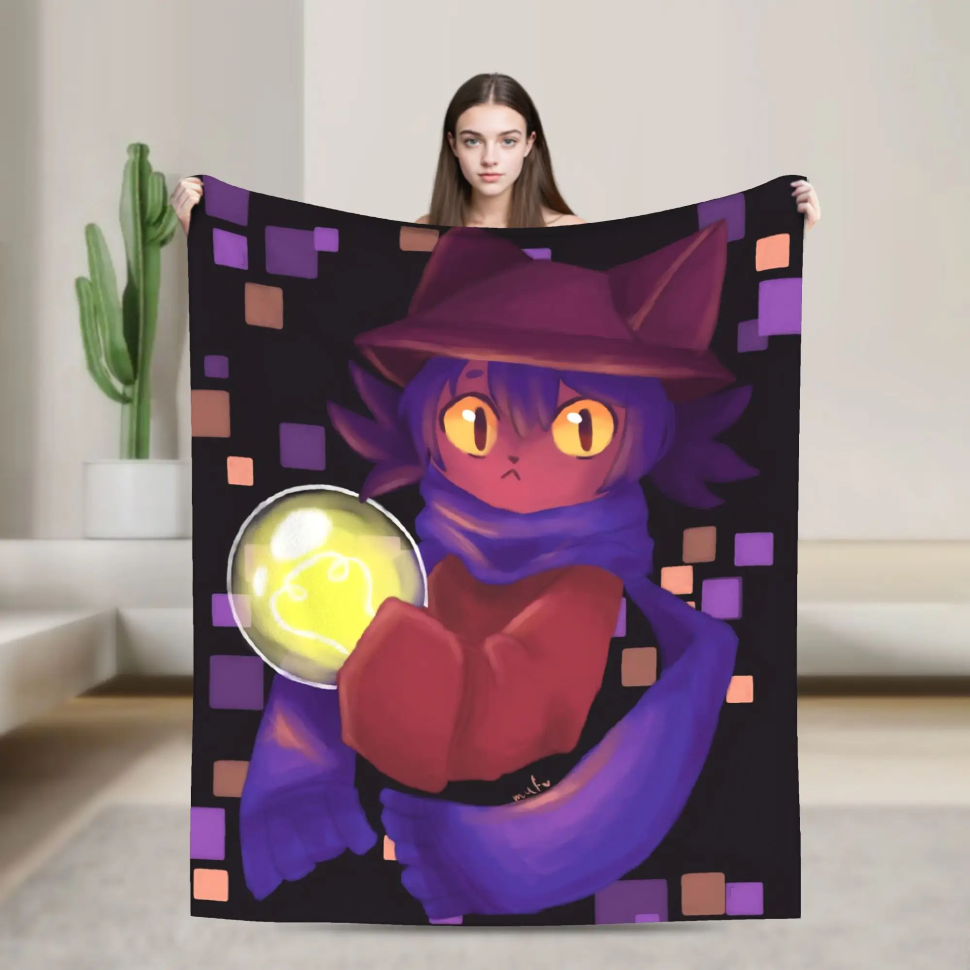 OneShots Niko Throw Blanket for Couch  Soft Cozy Plush Blanket 50x60 Inch Multi-size Bedspreads for All Seasons