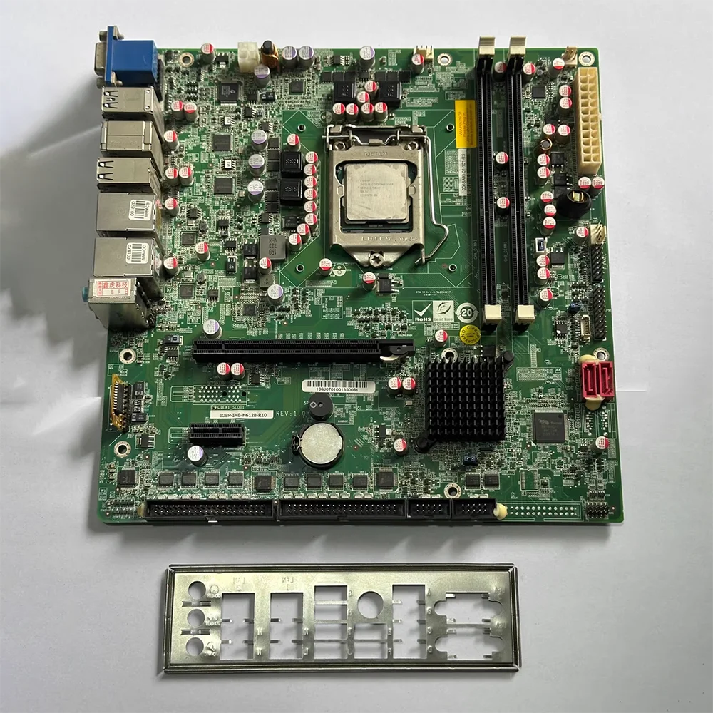 Original  IOBP-IMB-H612B-R10 Industrial Control Motherboard With Dual VGA