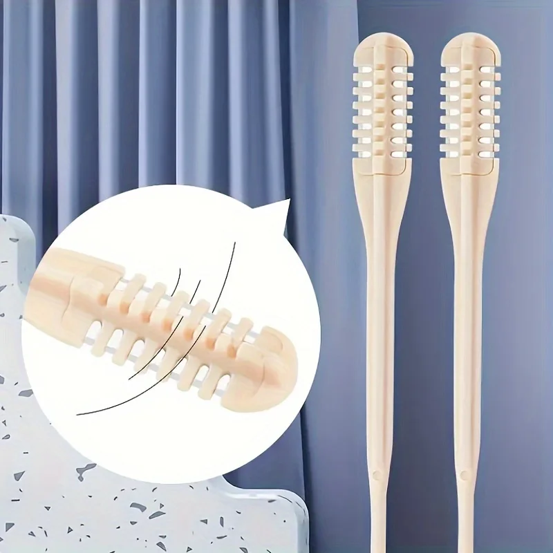 5-teiliges manuelles Nasenhaartrimmer-Set, einfaches Entfernen von Haaren, leicht zu reinigen, batteriefreie Bedienung, reisefreundlich – Detail 3