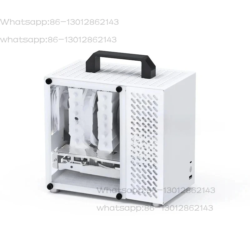 Suitable for   U35 Portable Side Transparent Desktop Computer Power Supply Small All Aluminum Chassis Non K66