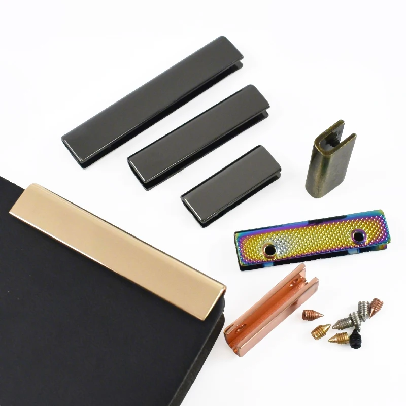 

5/10/20Pcs 25mm Metal Tail Clip Buckle with Screws Book Edges Protector Clasp Bag Purse Side Clips Buckles Hardware Accessories