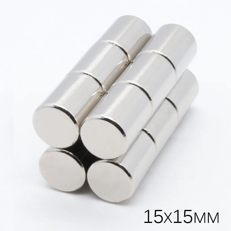 15x15 mm Round magnets can be flexibly used for refrigerator attachment, office document fixing and DIY crafts15x15 mm