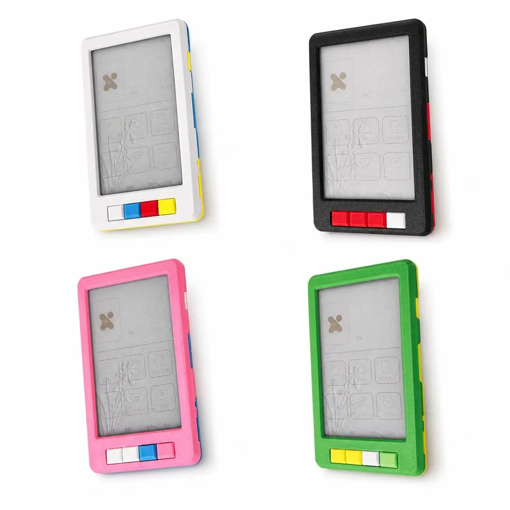 Shockproof E-Reader Case Anti-Scratch Plastic Full Coverage Case Shock Absorbing Retro Portable Cover for XTEINK X4