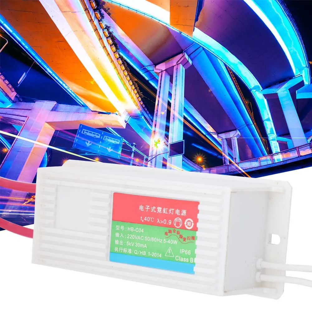 30mA Electronic Neon Light Transformer 5KVAC Load 1-5m Neon Sign Power Supply Rectifier Neon Electronic