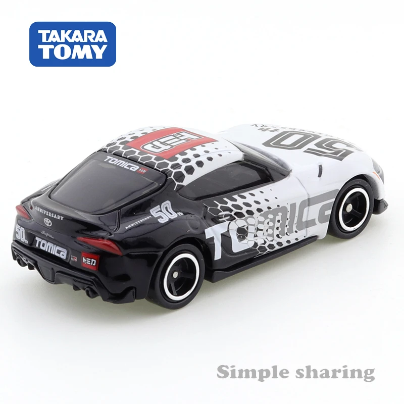 Takara Tomy Tomica 50th Anniv Toyota GR Supra 1/60 Alloy Car Motor Vehicle Diecast Metal Model Kids Xmas Gift Toys for Boys