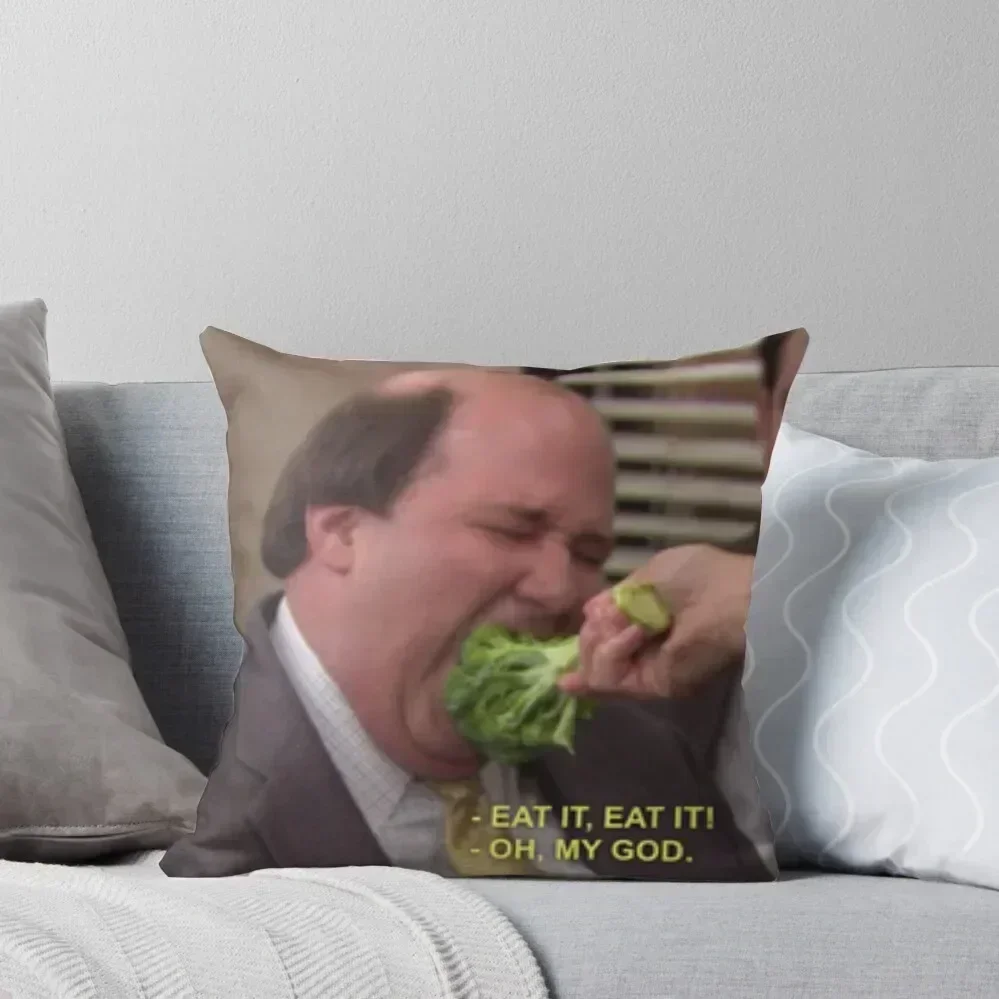 

Kevin and Broccoli - The Office Throw Pillow Christmas Cushion For Home autumn pillowcase pillow