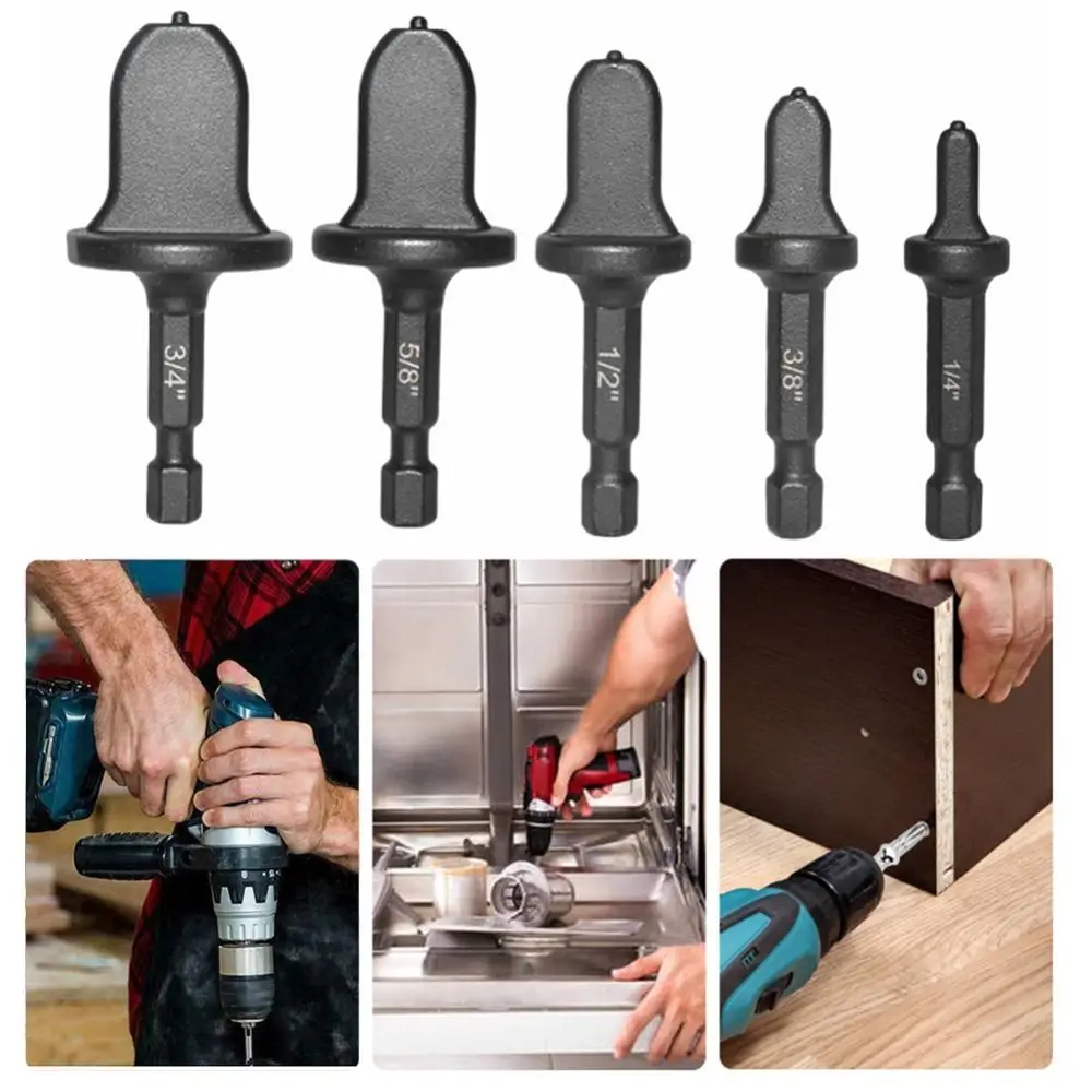 5/6/11PCS Copper Tube Expander Set Pipe Hole Flare Extender Swage Air Conditioner Refrigerator Takeover Drill Bit Repair Imperia
