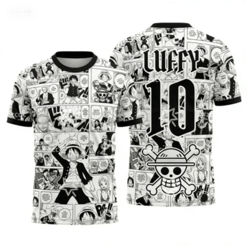 2026 Super Hot Anime Short Sleeve T-Shirt, Unisex for Adults and Children, Loose and Slimming Sports Tee