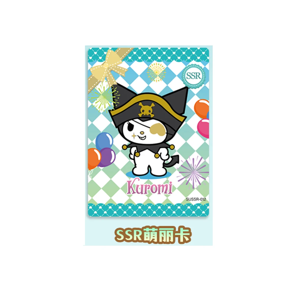 Sanrio Kuromi Cards Collection Cards Hello Kitty Melody Trading Card Game My Cartoon Cute Toy Hangyodon Gift Wholesale