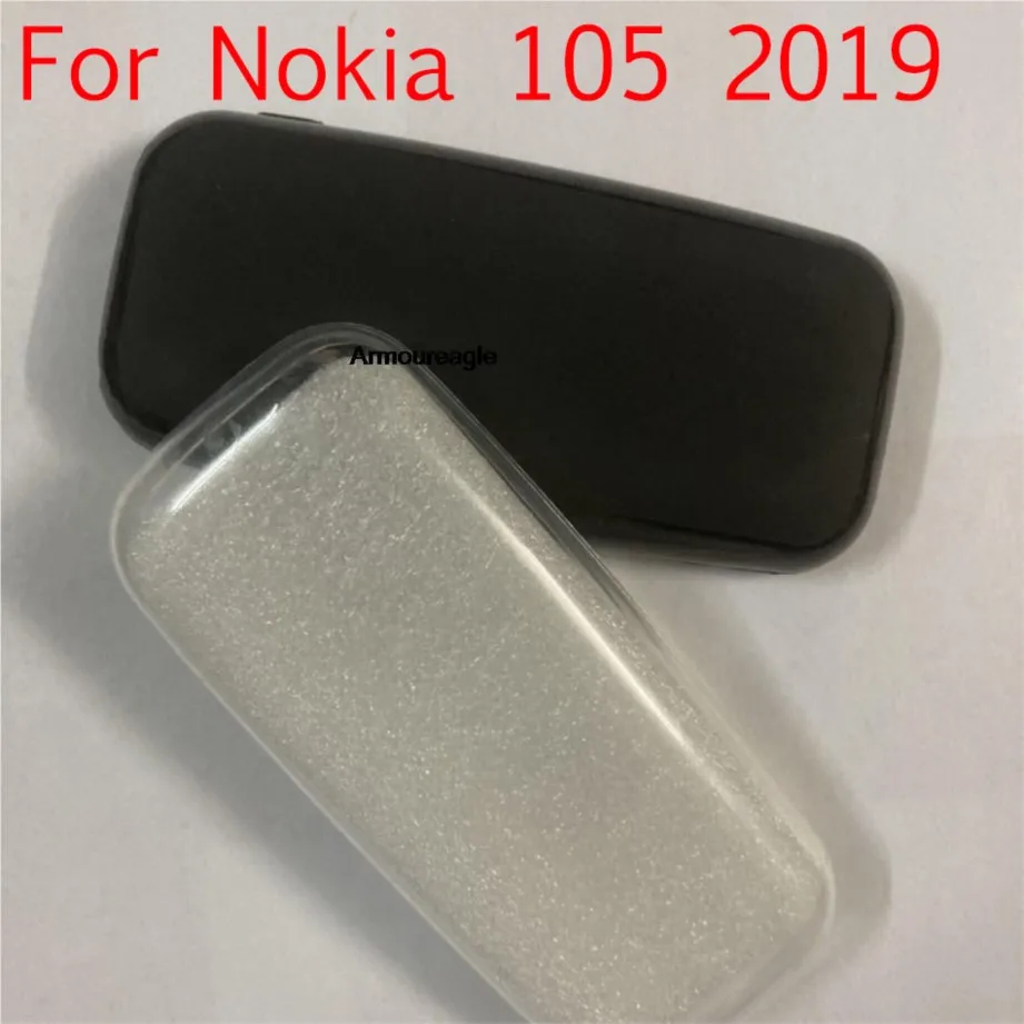 guard protector on for nokia 105 (2019) ta-1203, ta-1174, ta-1010, ta-1034 silicone   protective back shell soft tpu case