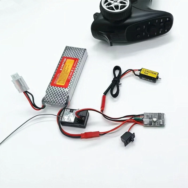 RC Car 35A ESC Brushed ESC Forward Reverse ESC Speed Controller For 1/16 1/18 1/24 Car Boat  ESC Brushed Motor Dropshipping