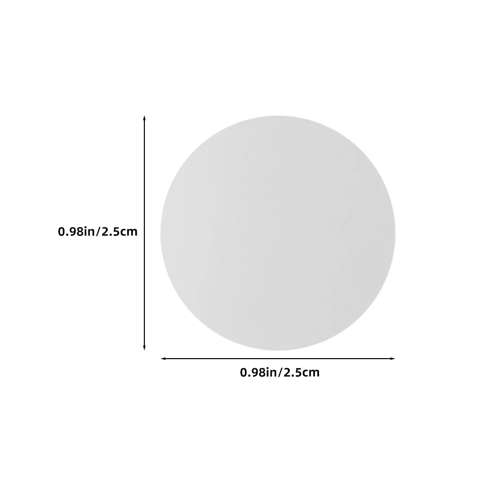 500Pcs Self Adhesive Labels Round Blank Sticker for Jar Bottle Packaging Labeling Organizing Coding Dot Writable Circle Decals