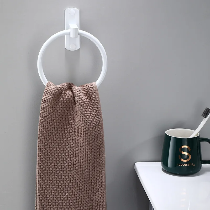 Portasciugamani Portasciugamani da parete Portasciugamani bianco Portasciugamani da bagno in alluminio Porta asciugamani da bagno