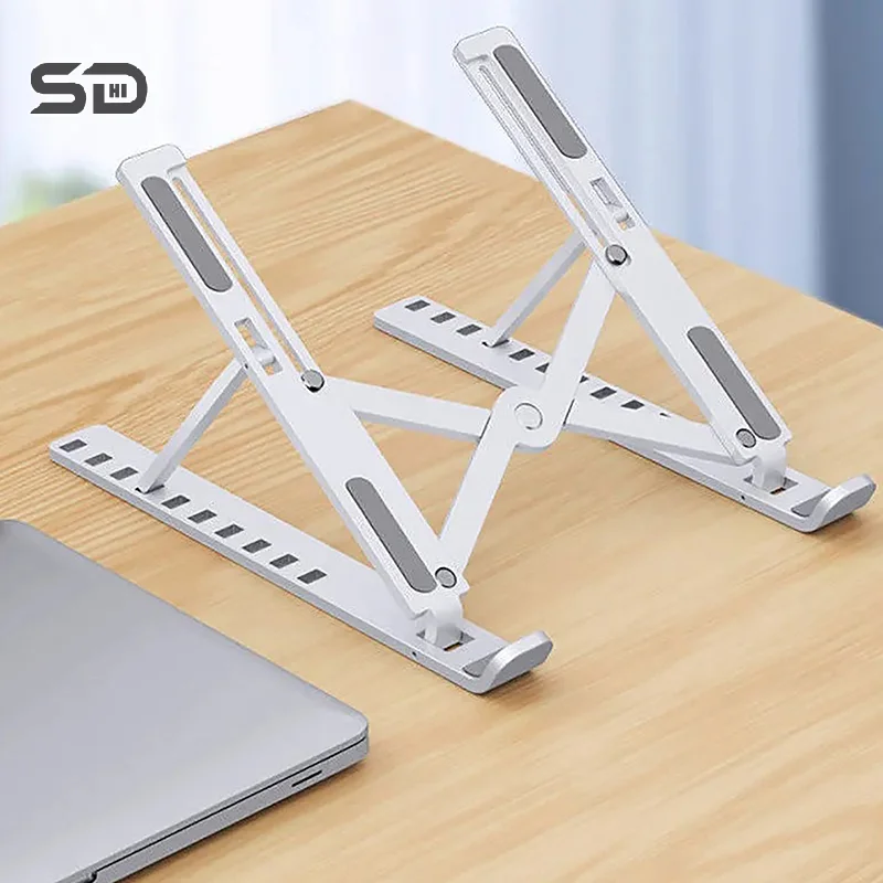 Universal Laptop Support Stand Adjustable Notebook Holder Non-slip Foldable Cooling Base Bracket For Macbook /Tablet/Phone