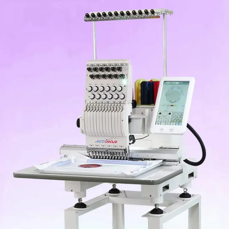 Wholesale Mini Single Head Multi Needle 9/12 Needles Computerized 350*230MM Embroidery Machine