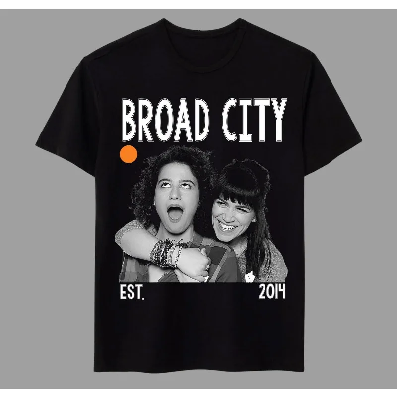 Broad City TV Series American TV T-shirt Summer Unisex Loose and Breathable Cotton T-shirt Top