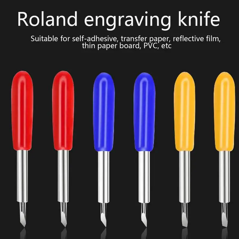 20PCS 30/45/60 Degrees Replacement Blades For Roland Cri-cut Plotter Blade Knife Cutter Blades For Power Tools Cutting Plotter