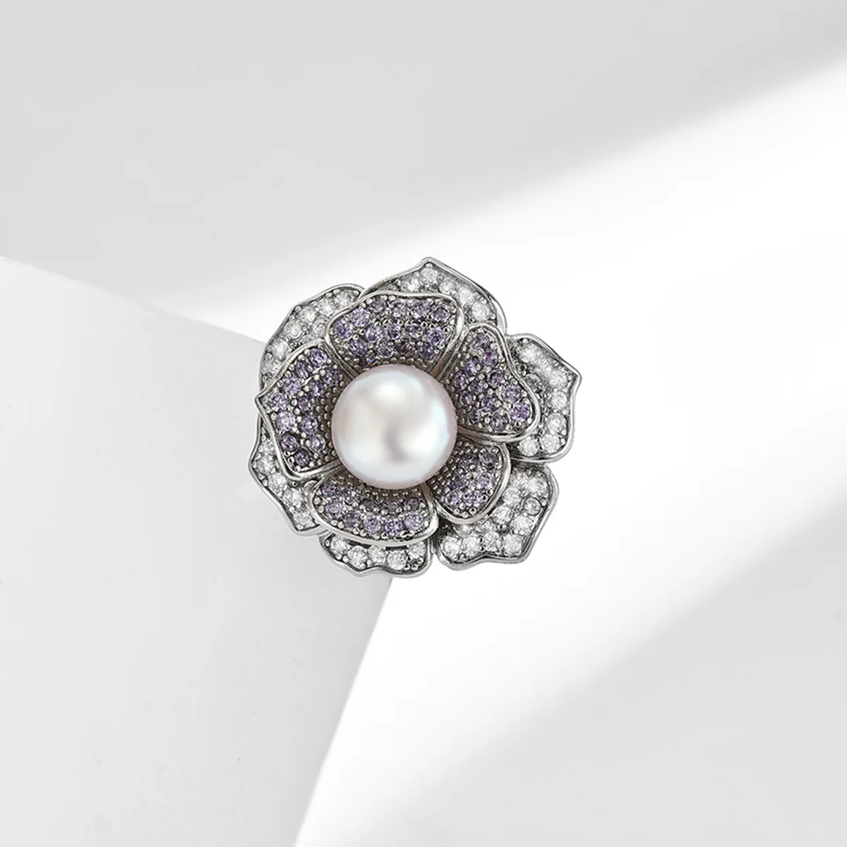 6mm Bracelet Hand String Simple And Classic Pearl Flower Magnetic Clasp Versatile Subtly Luxurious With A Three-Dimensional Rose