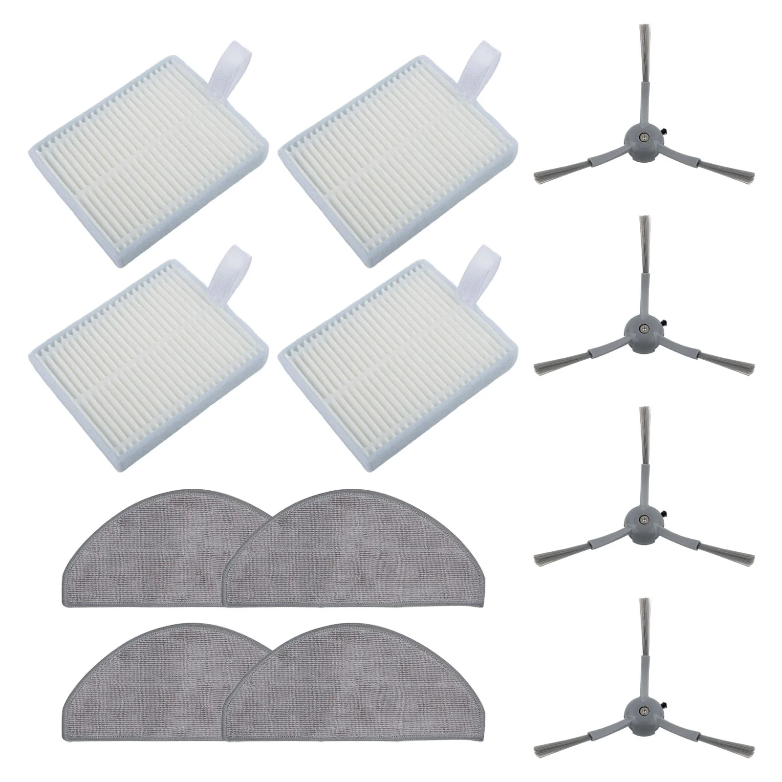 Side Brush For Mop Cloth Filter Kit For Eve RookS For Lydsto R1 For For Edge R1D For For Edge For For MiWhole M9 Lite Robot Vacu
