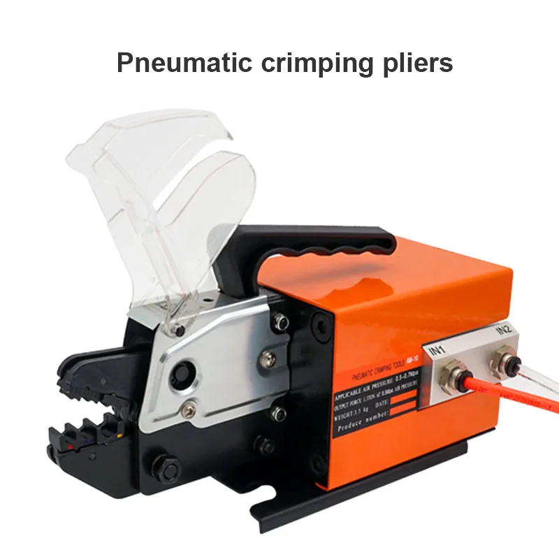 Multifunctional Pneumatic Crimping Pliers Cold Pressing Interchangeable Terminal Crimping Machine With Foot Switch