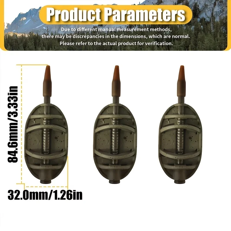 Alimentador Inline para carpa – Cuerpo corto de aleación de zinc - imagen 3