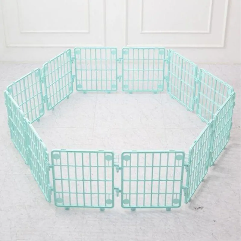 Iron Cage Safety 12p Cotton Mint dog fence