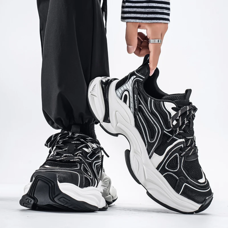 

Men's Casual Sports Shoes New Arrivals for Autumn and Winter Retro Old-style Sneakers Anti-slip and Durable Sports Running Shoes